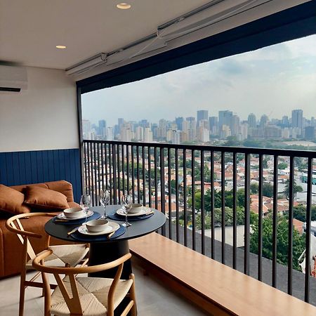 Apartamento Com Estacao De Trabalho E Vista Proximo A Faria Lima E Congonhas Сан-Паулу Екстер'єр фото
