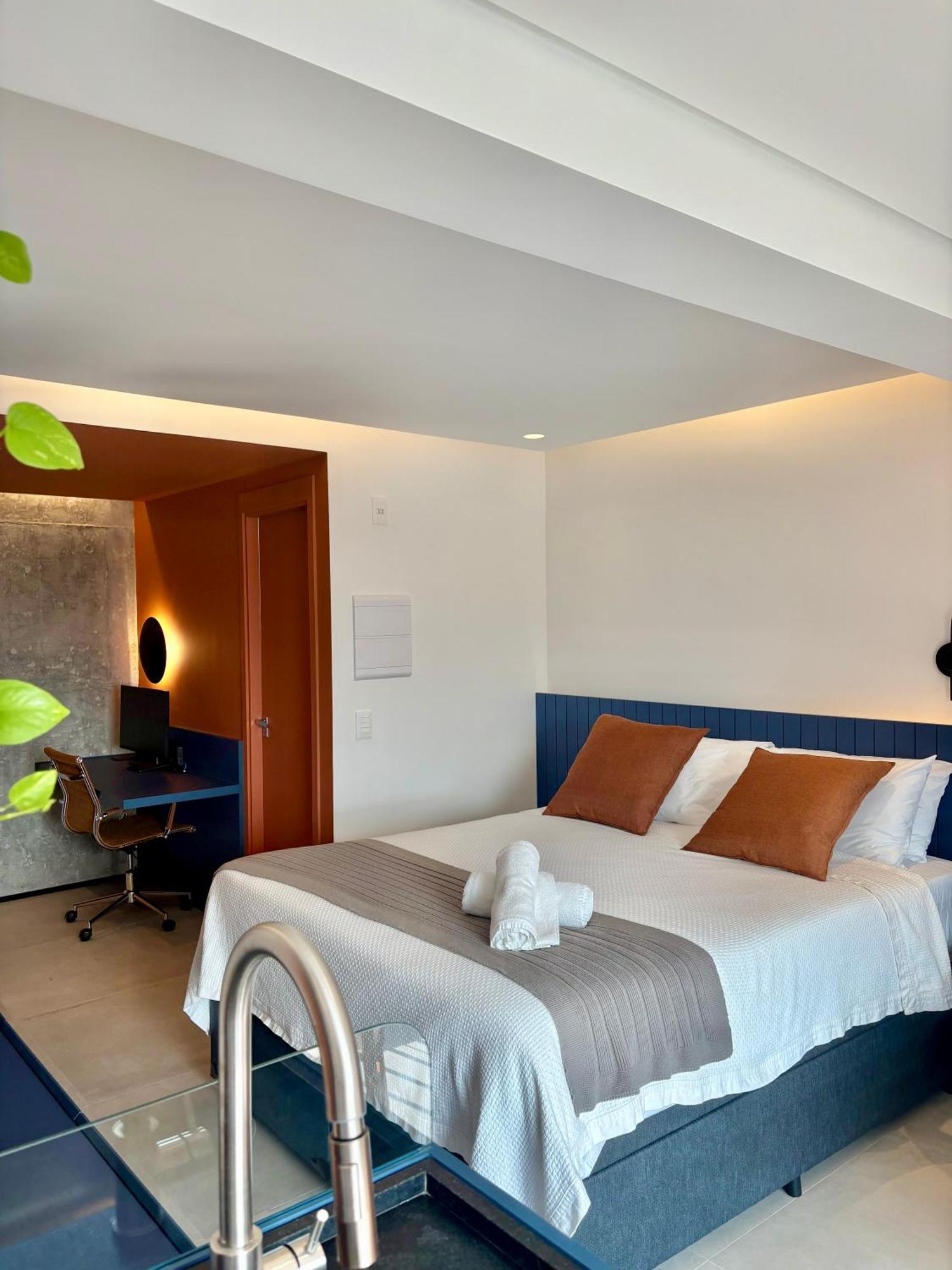 Apartamento Com Estacao De Trabalho E Vista Proximo A Faria Lima E Congonhas Сан-Паулу Екстер'єр фото